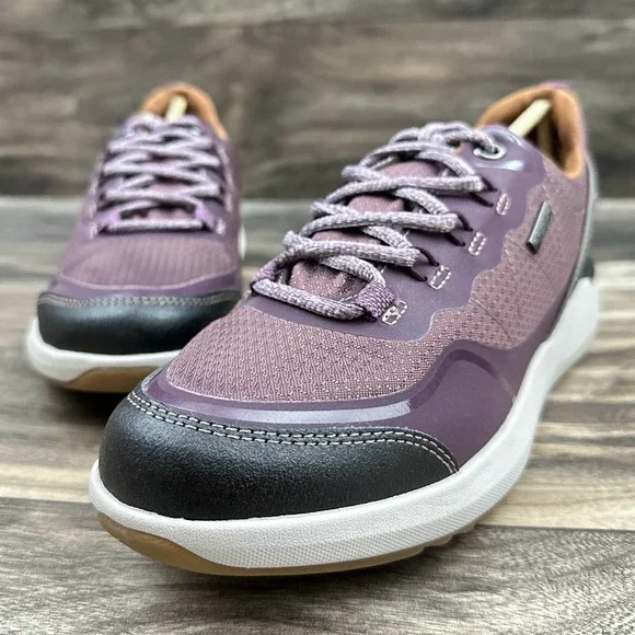 NIB Cobb Hill Rockport Skylar Waterproof Mesh Lace Up Comfort Sneaker 9M Purple - Picture 3 of 12